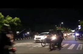 Antisipasi Konvoi Massa, Aparat Keamanan Bersiap di Mapolresta dan Plaza Manahan Solo