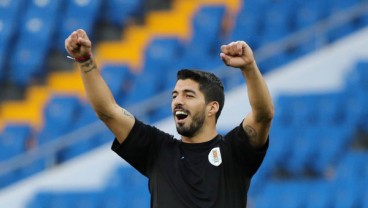 Resmi, Luis Suarez Berseragam Atletico Madrid