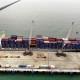 Di Tengah Pandemi, Arus Barang di Pelabuhan Kuala Tanjung Melesat