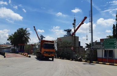 Pelabuhan Boom Baru Palembang Tambah Parkiran Tunggu Truk