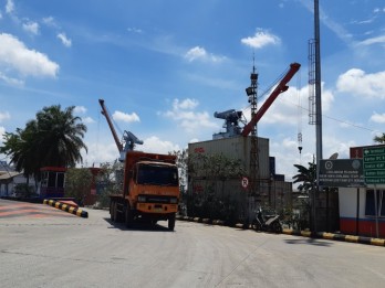 Pelabuhan Boom Baru Palembang Tambah Parkiran Tunggu Truk