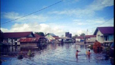 Sentarum Banjir, 216 Rumah di Dekat Perbatasan Malaysia Terendam