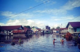 Sentarum Banjir, 216 Rumah di Dekat Perbatasan Malaysia Terendam