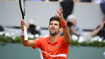 Hasil Tenis Prancis Terbuka, Novak Djokovic Lanjut ke Putaran Kedua