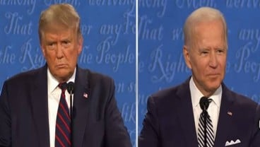 Terus Disela Trump di Debat Pilpres AS, Biden: 'Shut Up, Man!' 