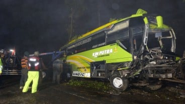 Bus Rombongan Wisatawan Jepara Kecelakaan di Wonosobo, Empat Meninggal, Belasan Luka-luka