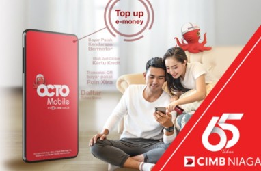 OCTO Mobile CIMB Niaga Beri Kemudahan Isi Ulang hingga 12 Dompet Elektronik