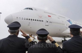 Unik! Pesawat Garuda Indonesia Bermasker