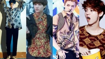 Hari Batik Nasional, Begini Gaya Personel BTS dan EXO Berbaju Batik