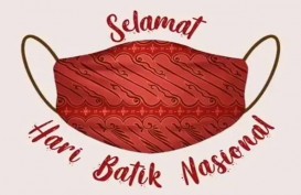 Hari Batik Nasional, Jokowi Pamer Masker Keren dari Batik