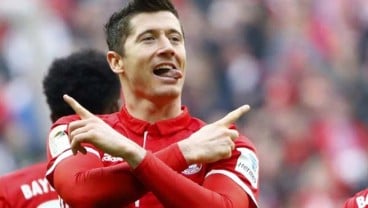 Hasil Bundesliga : Lewandowski Cetak 4 Gol, Munchen Atasi Hertha