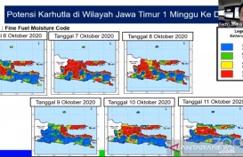 Ada Potensi Kebakaran Hutan di Sejumlah Titik Pulau Jawa