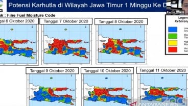 Ada Potensi Kebakaran Hutan di Sejumlah Titik Pulau Jawa