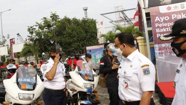 Pemprov DKI Terima Bantuan 45 Ribu Masker Dari Satgas Bencana Nasional BUMN