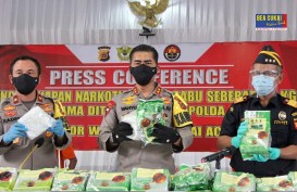 Sinergi Bea Cukai dan Kepolisian Gagalkan Penyelundupan 60 Kg Sabu di Wilayah Aceh