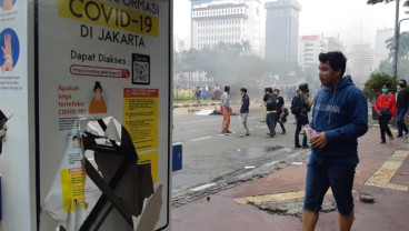Sejumlah Fasilitas Publik di Jakarta Dirusak Massa, Ini Daftarnya