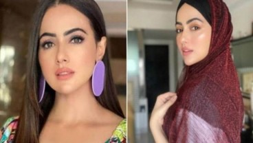 Hijrah, Artis Cantik Sana Khan Pamit dari Bollywood 