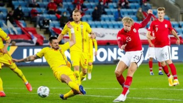 Hasil Nations League: Hattrick Haaland Bawa Norwegia Hantam Rumania