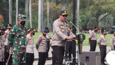 Antisipasi Demo Lanjutan UU Ciptaker, TNI-Polri Gelar Apel Gabungan