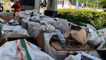 Petugas Bea Cukai Gagalkan Peredaran Jutaan Batang Rokok Ilegal di Kudus dan Demak