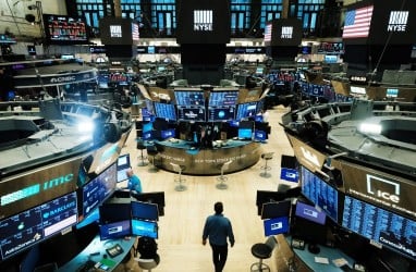 Emiten Perbankan Jeblok, Wall Street Bergerak Galau