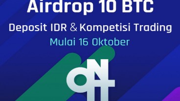 Rayakan Listing ONIT di Pasar Indonesia, Upbit Bagikan Airdrop 10 BTC