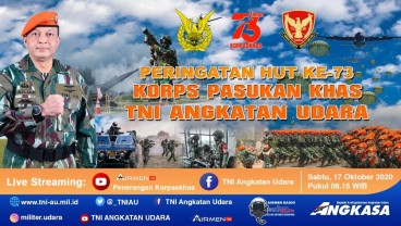 Ultah ke-73, Korpaskhas TNI AU Disiapkan Atasi Serangan Senjata Nubika. Apa Itu?