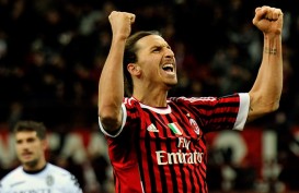 Liga Italia: Dua Gol Ibrahimovic Menangkan Milan dari Inter
