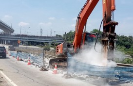 Jasa Marga Rekonstruksi Rigid Pavement Tol Jakarta–Cikampek