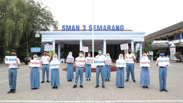 Pelajar Semarang Tolak Demo dan Tindakan Anarkis