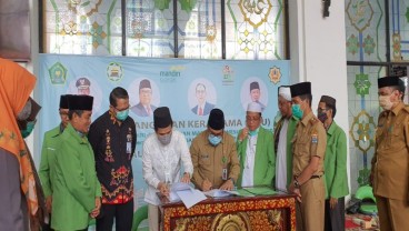 Bank Mandiri Syariah Percepat Digitalisasi Donasi Masjid di Palembang