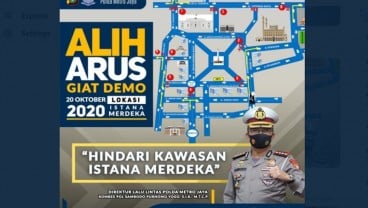 Buruh dan BEM SI Demo Tolak UU Cipta Kerja, Hindari Kawasan Istana Merdeka