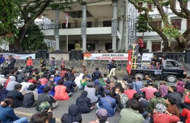 3.000 Personel Amankan Demo Omnibus Law di Malang, Berakhir Tanpa Insiden