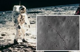 Ilmuwan NASA Temukan Jejak Kaki Aneh di Bulan