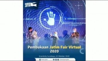 Digelar Virtual, 80 Persen Transaksi Jatim Fair 2020 via Online