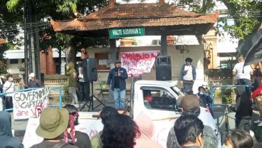 Aksi Penolakan UU Cipta Kerja di Bali Berjalan Damai