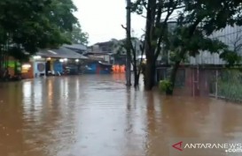 Akibat Banjir, Jalan Raya Jambore Cibubur Ditutup Sementara