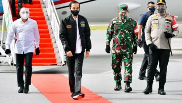 Presiden Jokowi Tinjau Proyek Lumbung Pangan di Sumatera Utara