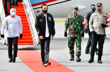 Presiden Jokowi Tinjau Proyek Lumbung Pangan di Sumatera Utara