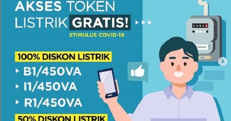 Cara mendapatkan token listrik gratis./Istimewa-PLN