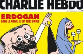 Inilah Karikatur Presiden Erdogan di Majalah Charlie Hebdo yang Bikin Hubungan Turki-Prancis Panas   