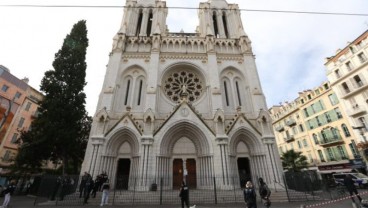 Basilika Notre Dame di Nice, Prancis Diserang Oknum Berpisau: Tiga Tewas