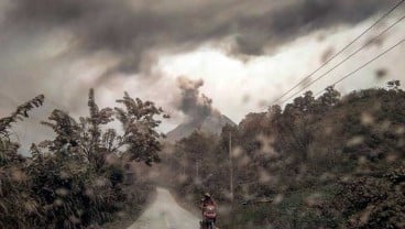 Tiga Kecamatan di Karo Terpapar Debu Vulkanik Gunung Sinabung