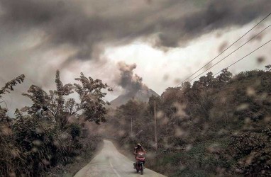 Tiga Kecamatan di Karo Terpapar Debu Vulkanik Gunung Sinabung