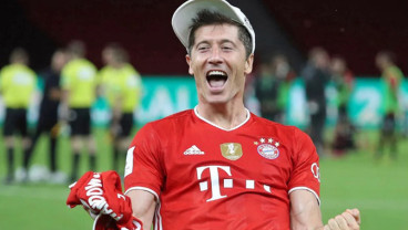 Cetak 10 Gol, Striker Bayern Munchen Lewandowski Top Skor Lagi