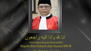 Kabar Duka, Kepala Biro Hukum dan Humas MA Abdullah Meninggal Dunia