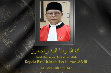 Kabar Duka, Kepala Biro Hukum dan Humas MA Abdullah Meninggal Dunia