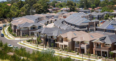 Perumahan di Eastwood, Sydney, Australia./Bloomberg/Ian Waldie