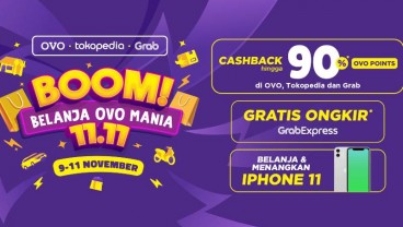 OVO, Grab, dan Tokopedia Hadirkan Gelaran Promo 11.11