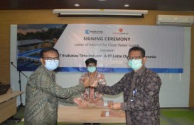 Anak Usaha Krakatau Steel Pasok Air Bersih Lotte Chemical Indonesia